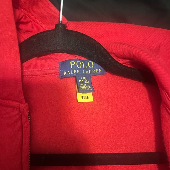 Red polo jacket - Picture 2 of 3